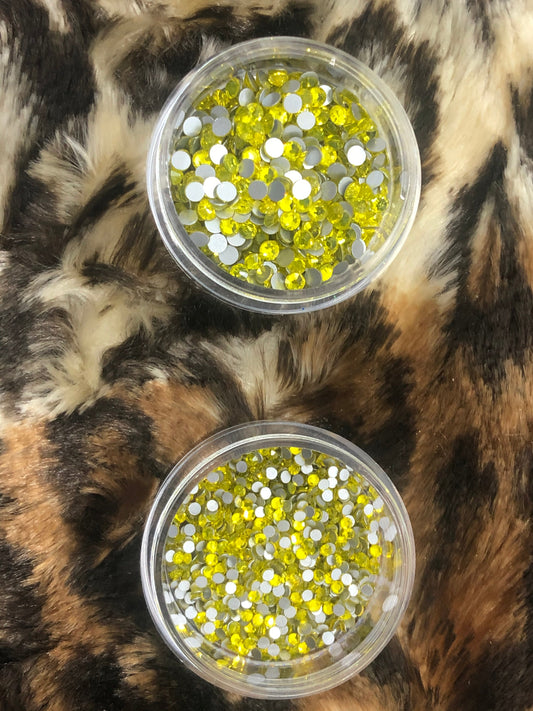 KB Bright Yellow Crystal Stones